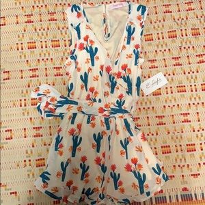 Brand new Cactus print romper